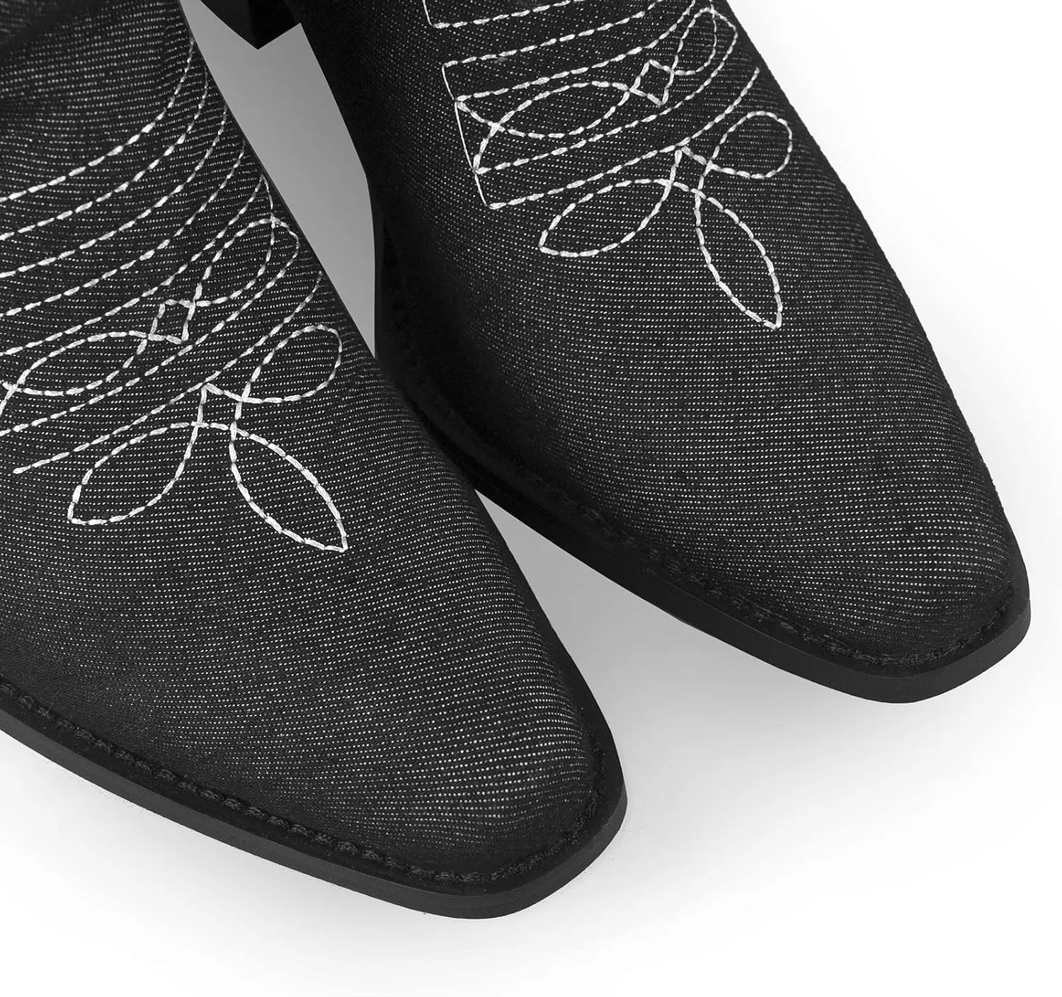 Cowboy Cowgirl Boots for Women Knee High Denim Boots