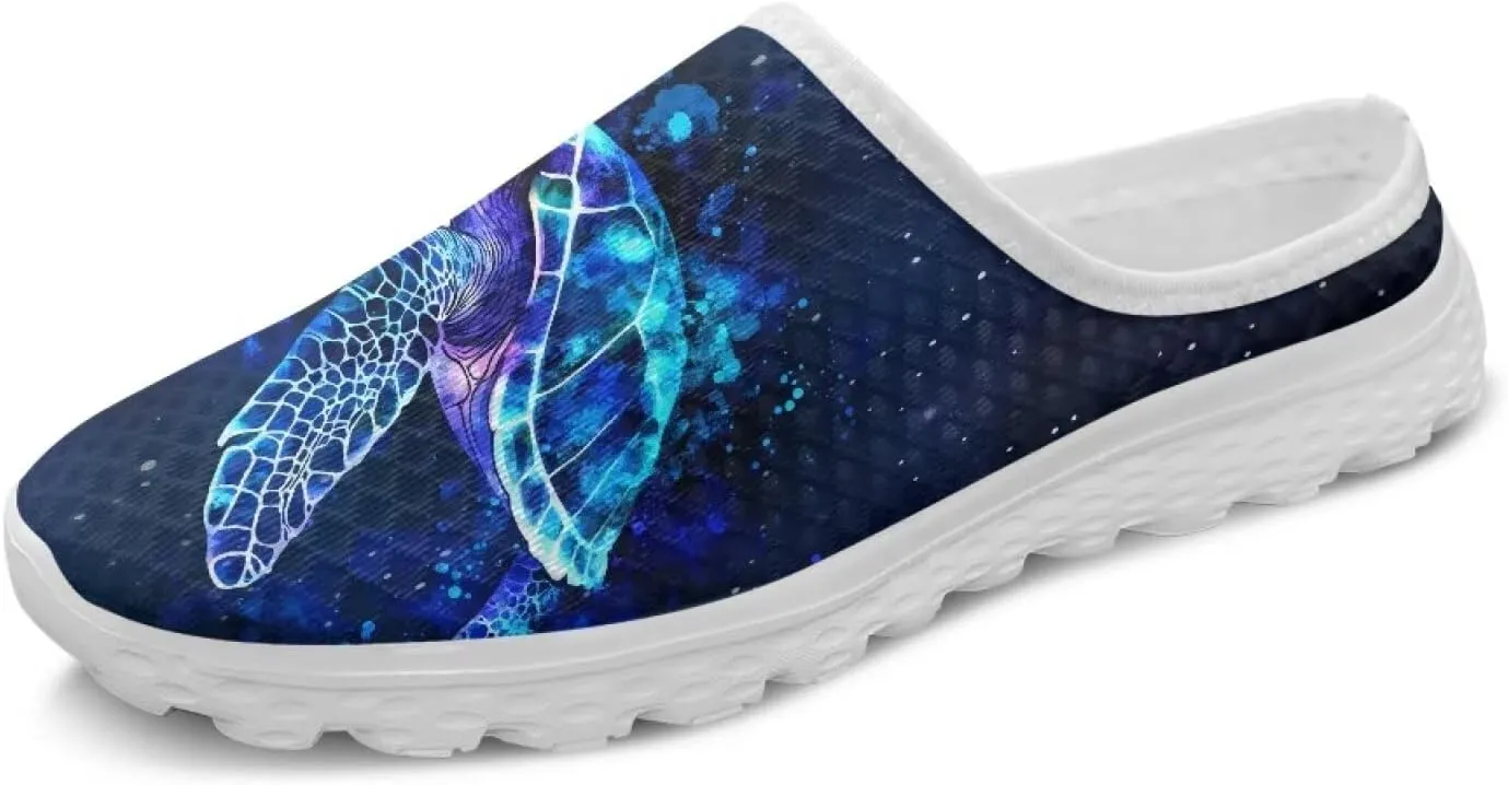 Howilath Women's Mule Shoes Casual Slip on Half Shoes with Arch Support Breathable Walking Mules Sneakers Sandals US Size 6-13.5