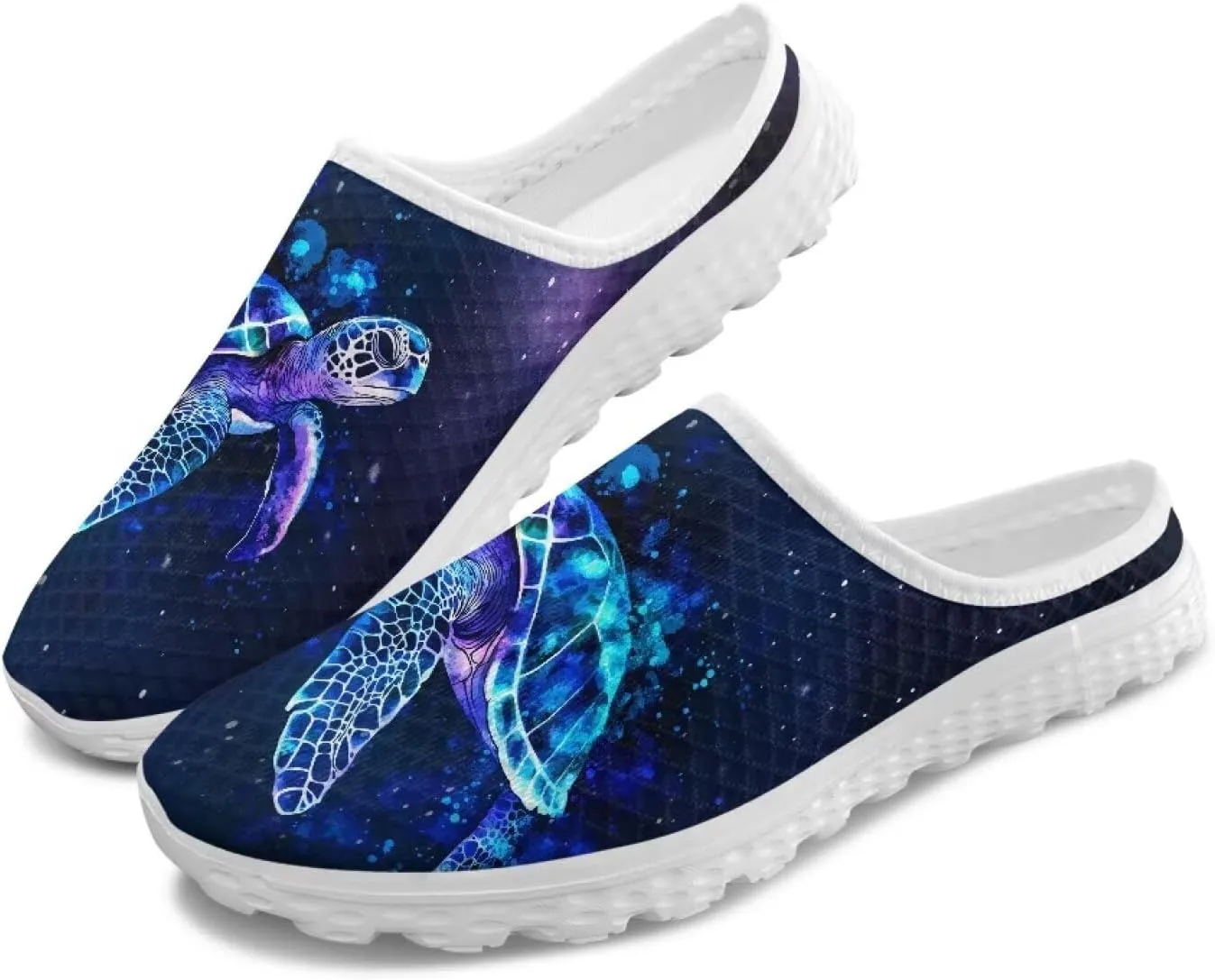 Howilath Women's Mule Shoes Casual Slip on Half Shoes with Arch Support Breathable Walking Mules Sneakers Sandals US Size 6-13.5
