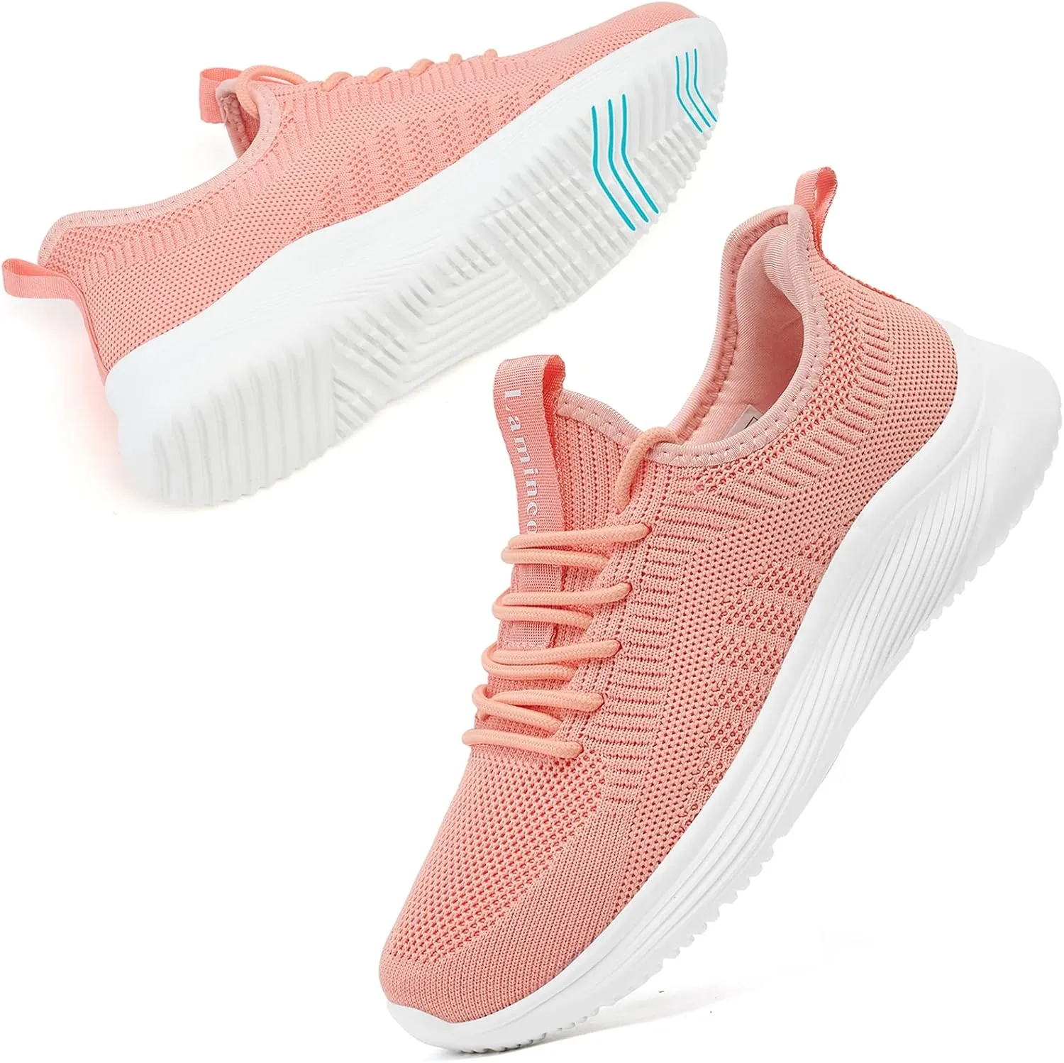 Lamincoa Womens Tennis Walking Shoes Slip On Lightweight Comfort Memory Foam Sneakers