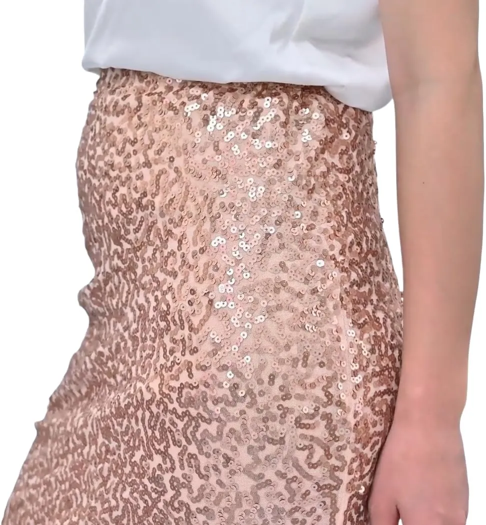 Sequin Skirt for Women, Sparkly Skirt for Women, Glitter Skirt for Holiday Christmas Party New Years Eve