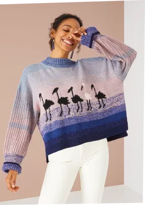 The Marina Flamingo Sweater