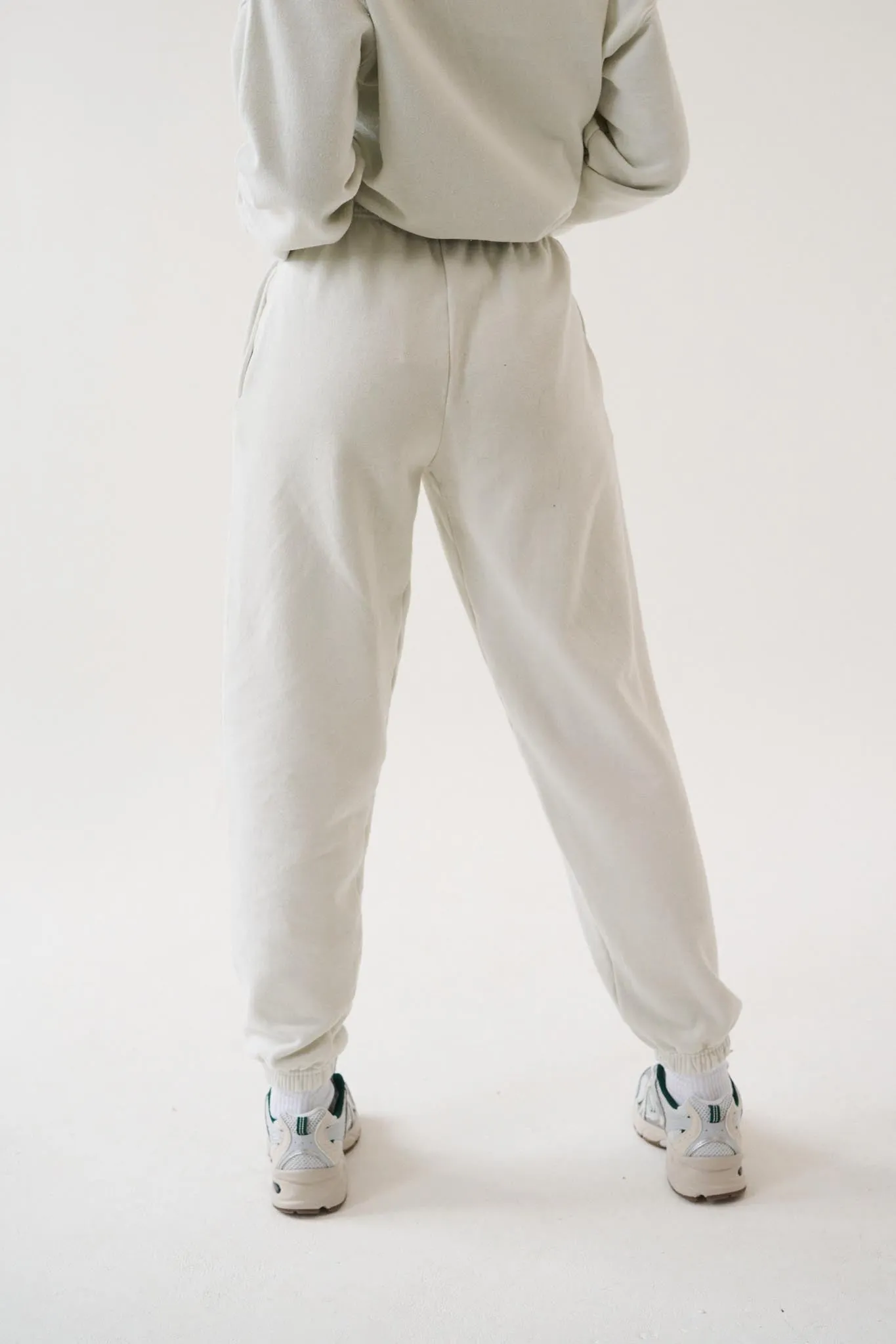 Washed Cream Joggers